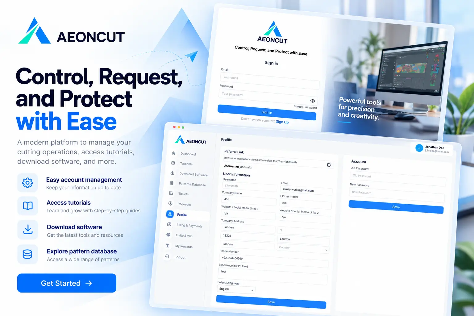 AEONCUT SaaS Platform Showcase