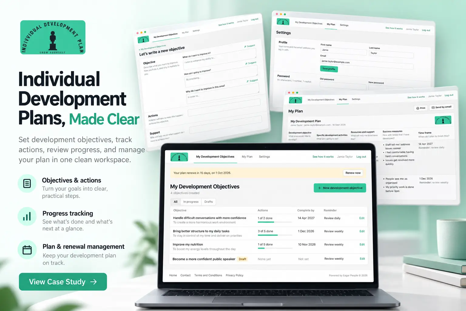 ClearPath Development Plan Dashboard