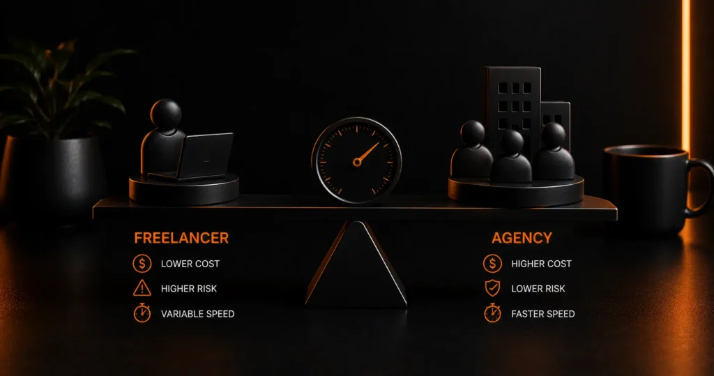 Freelancer vs Agency for Your MVP Comparison
