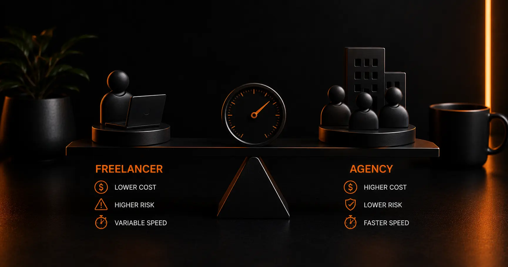 Freelancer vs Agency for Your MVP Comparison
